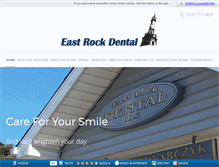 Tablet Screenshot of eastrockdental.com